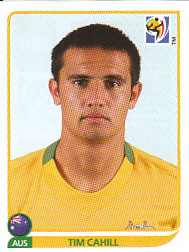 Tim Cahill Australia samolepka Panini World Cup 2010 #290